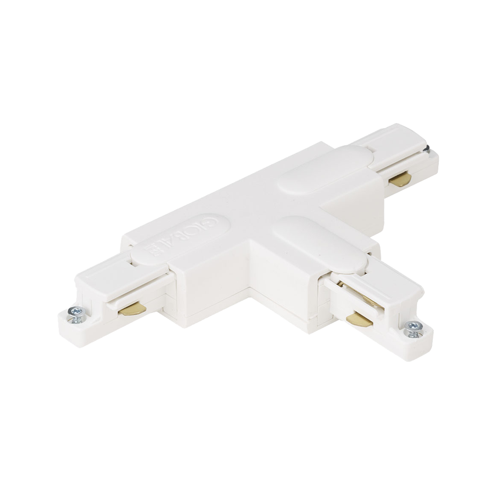 Aurora Single Circuit T Outside Connector - White