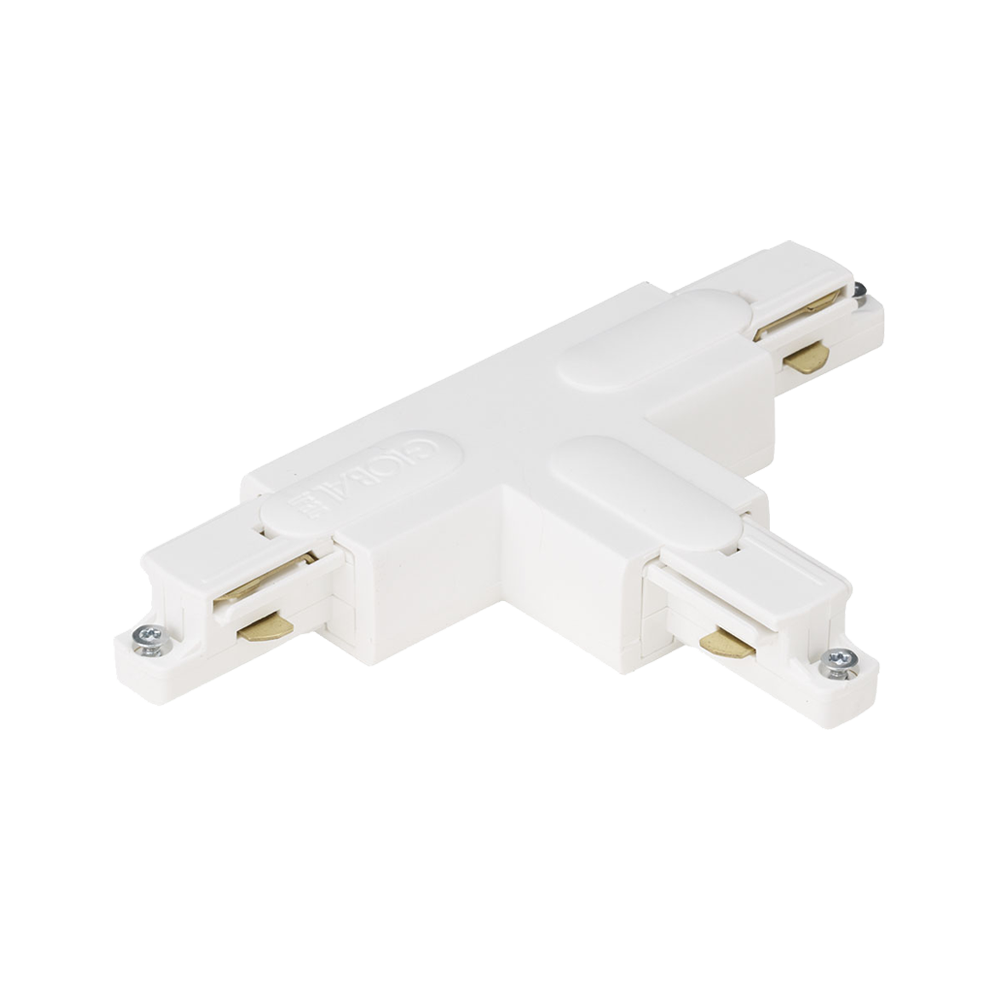 Aurora Single Circuit T Inside Left Connector - White