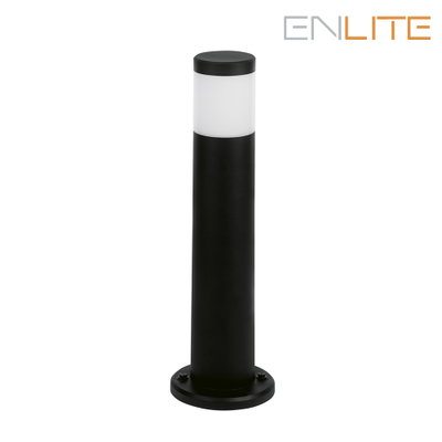 230V GU10 Bollard Round Black