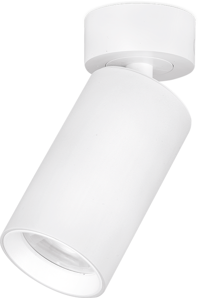 Enlite Adjustable GU10 Surface Spotlight - White