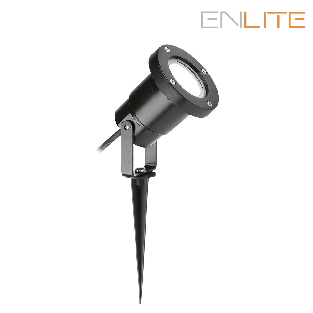 Enlite GU10 IP65 Coastal Spike Light - Black