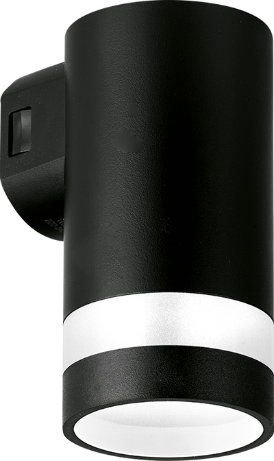 Enlite 5W Upto 440lm 3000K/4000K/6500K Up or Down Cylindrical Coastal Wall Light with Decorative Trim