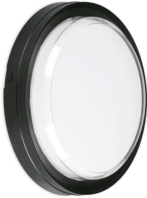 Enlite 15W Upto 1800lm 3000K/4000K/6500K Round Coastal Bulkhead