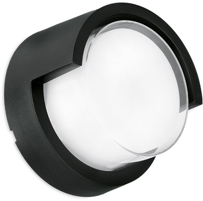 Enlite 10W Upto 900lm 3000K/4000K/6500K Round Cowl Coastal Wall Light