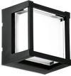 Enlite 10W Upto 1050lm 3000K/4000K/6500K Cubed Cowl Coastal Wall Light