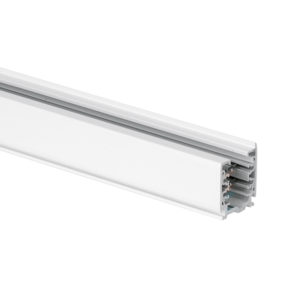 16A 250V Global 1m Three Circuit Track White