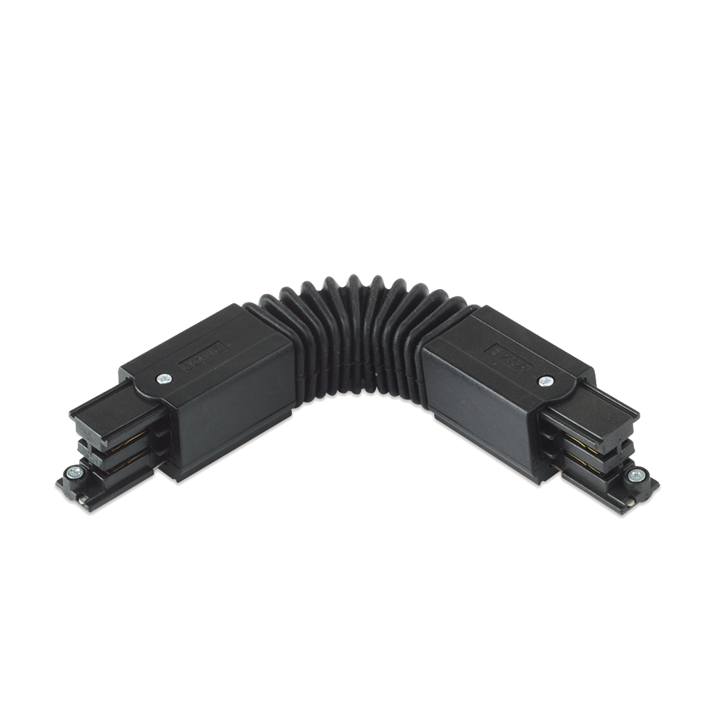 16A 250V Global Three Circuit Track Flexible Connector Black