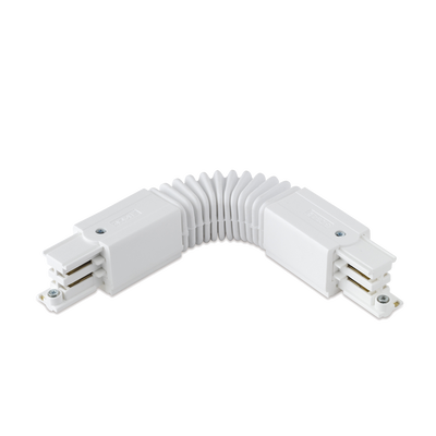 16A 250V Global Three Circuit Track Flexible Connector White