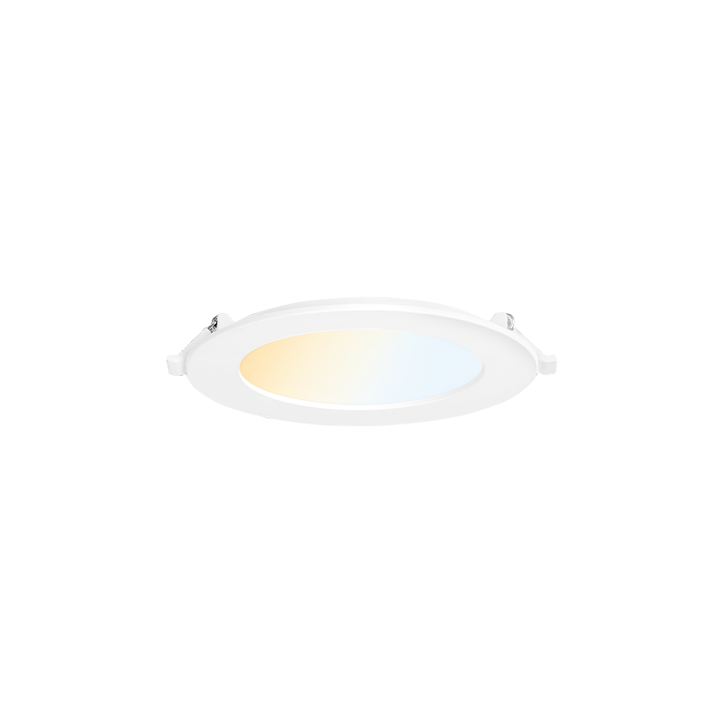 Poly-SlimCS™  9W Colour Switchable Round Polycarbonate Low Profile Downlight