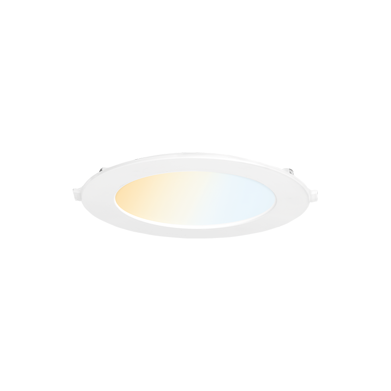 Poly-SlimCS™  12W Colour Switchable Round Polycarbonate Low Profile Downlight