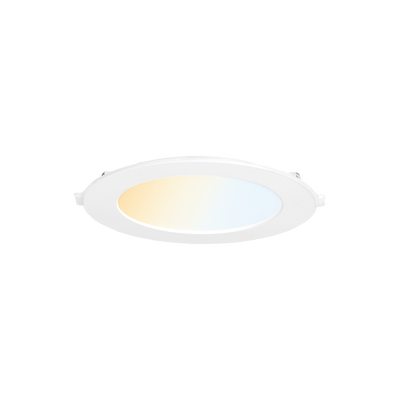 Poly-SlimCS™  12W Colour Switchable Round Polycarbonate Low Profile Downlight