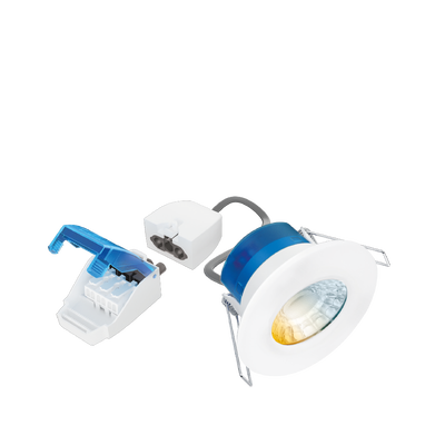 Aurora Fixed R6™CWS Fire Rated Upto 750lm 4W/6W 3000K/4000K/5700K Downlight - Remote Driver