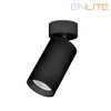 Enlite Adjustable GU10 Surface Spotlight - Black