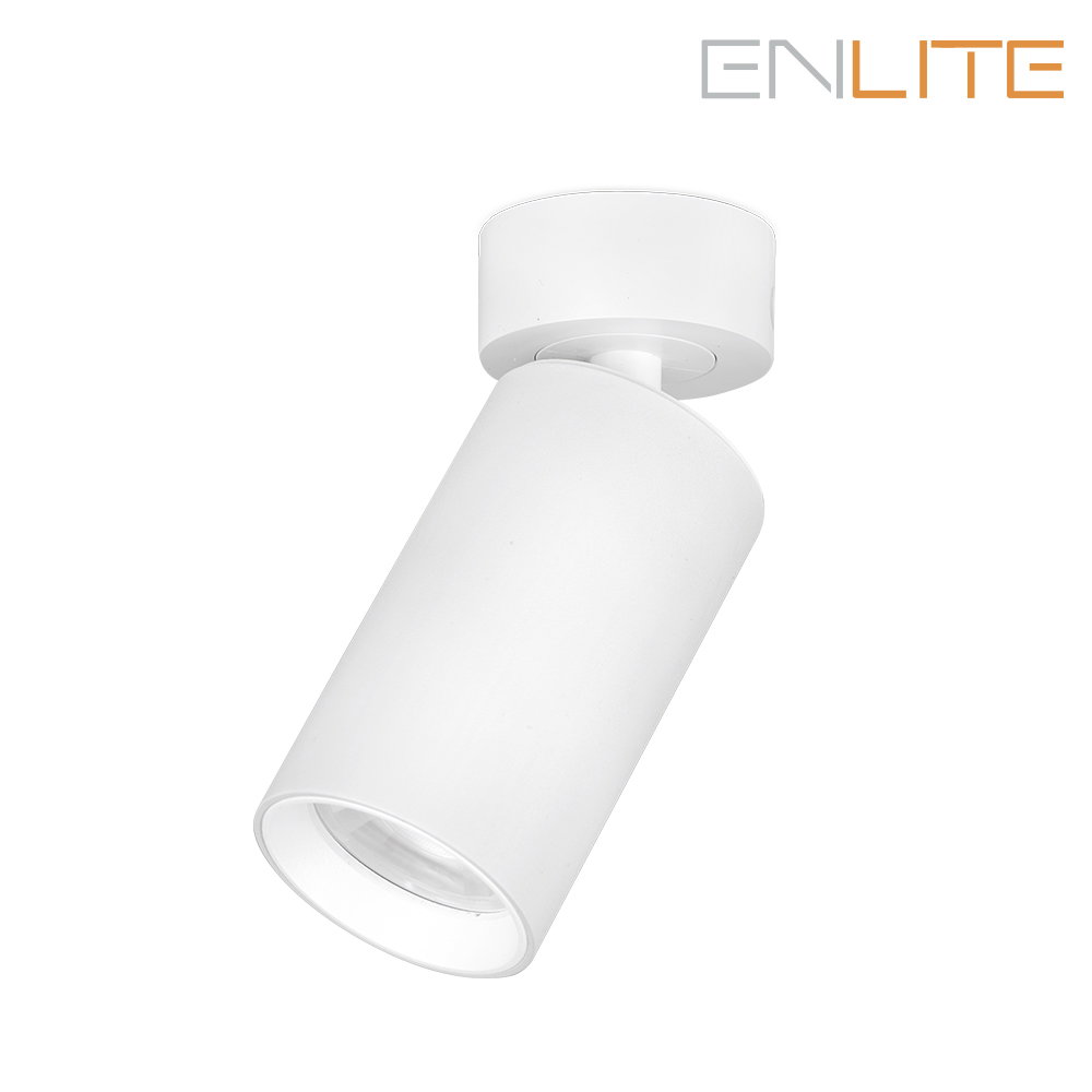 Enlite Adjustable GU10 Surface Spotlight - White – Image 2 of 2
