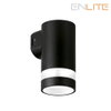 Enlite 5W Upto 440lm 3000K/4000K/6500K Up or Down Cylindrical Coastal Wall Light with Decorative Trim