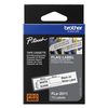 Brother Pro Tape FLe-2511 Flag tape - Black on White, 24mm