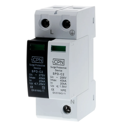 1 pole w NPE class 2 surge device 