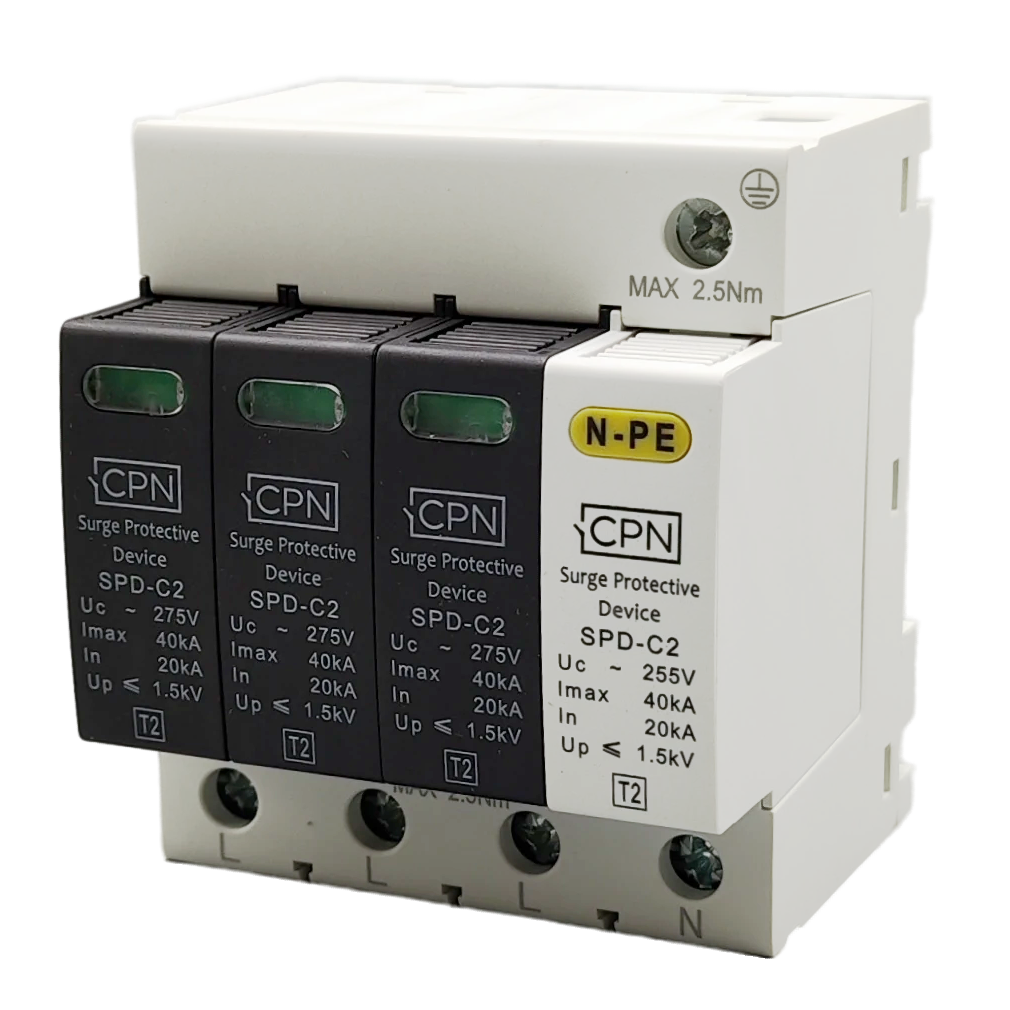 3 pole w NPE class 2 surge device 