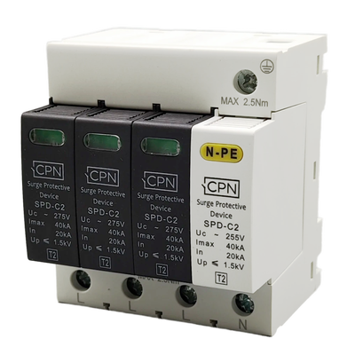 3 pole w NPE class 2 surge device 