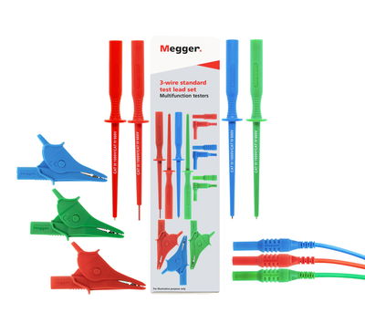 3 LEAD SET RD/GN/BU NON-FUSED (BOXED)