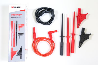 2 LEAD SET RD/BK NON-FUSED (BOXED)