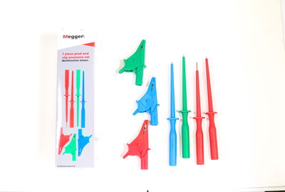7 PC PROBE & CLIP SET RD/GN/BU (BOXED)