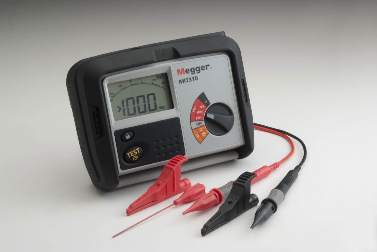MIT310 Medidor de Aislamiento y Continuidad Digital 250/500/1000 V