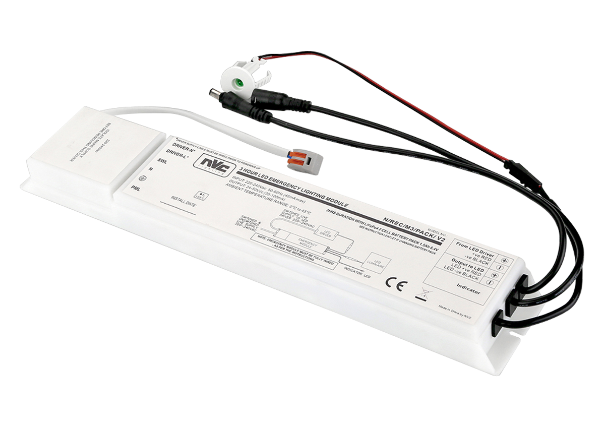 LiFe M3 Emergency Pack For Recessed Product Ranges