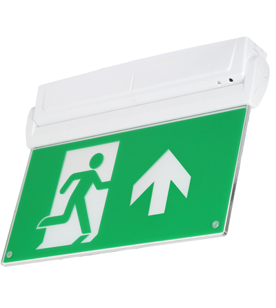 Arlington LiFe LED Maint. Blade Exit Sign ISO Up Legend