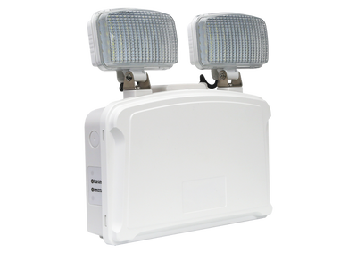 Kansas LiFe Twinspot IP65 LED Non-Maint. Self Test