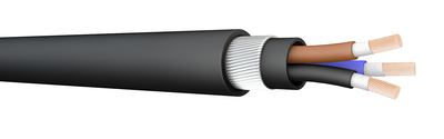 FP400 2x35 Cut Black Export Fire Resistant Armoured Power Cable. BS 7846-F2. 600/1000 V