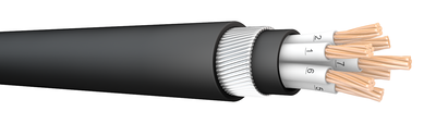 BS5467 27x1.5 Cut Black PVC Copper Conductor Armoured Cable. BS 5467. 600/1000 V