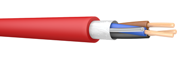 FP200 3x2.5 100m Reel Red Fire Resistant Cable. BS 7629-1. 300/500 V