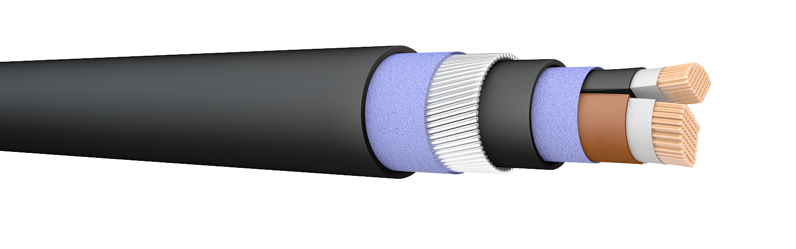 FP600 2x16 Cut Black Export Fire Resistant Armoured Power Cable. BS 7846-F120. 600/1000 V