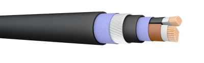 FP600 2x35 Cut Black Export Fire Resistant Armoured Power Cable. BS 7846-F120. 600/1000 V