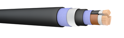 FP600 3x240 Cut Black Export Fire Resistant Armoured Power Cable. BS 7846-F120. 600/1000 V