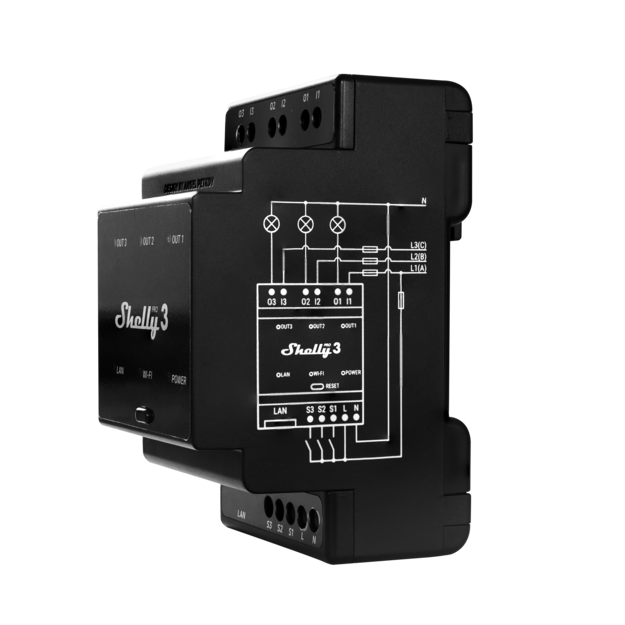 Shelly Pro 3 – Image 2 of 3