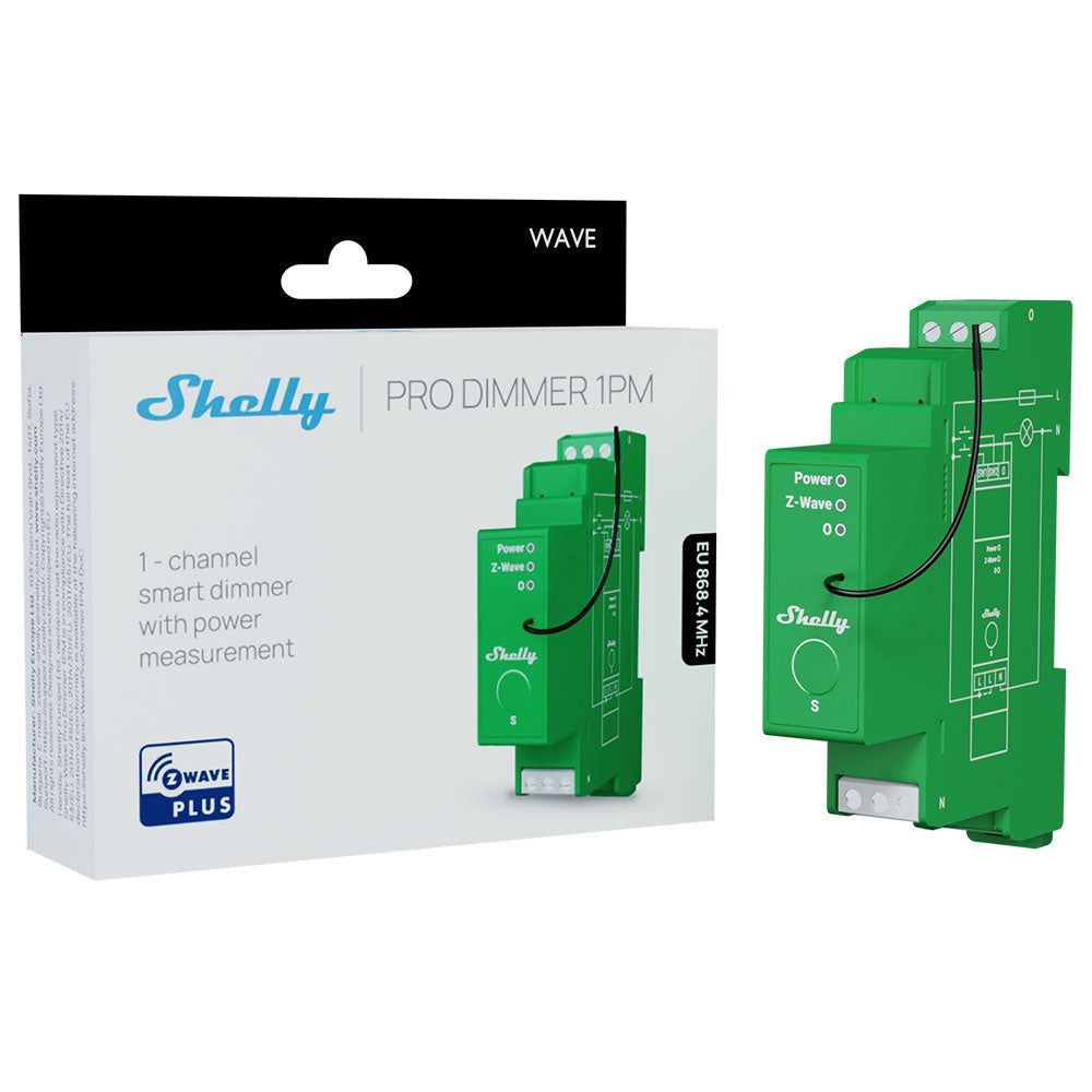 Shelly Wave Pro Dimmer 1PM – Image 3 of 3