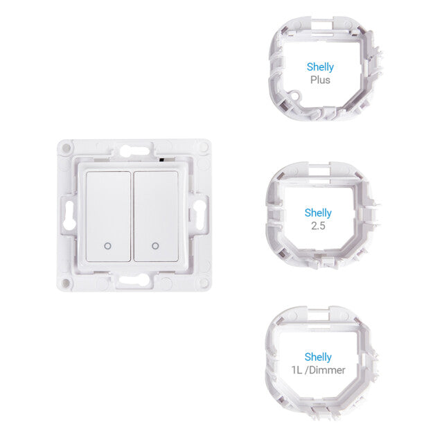 Shelly Wall Switch with 2 Buttons White – Image 2 of 3