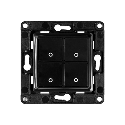 Shelly Wall Switch with 4 Buttons Black