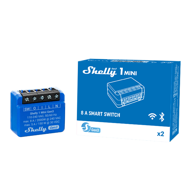Shelly 1 Mini Gen3 – Image 5 of 5