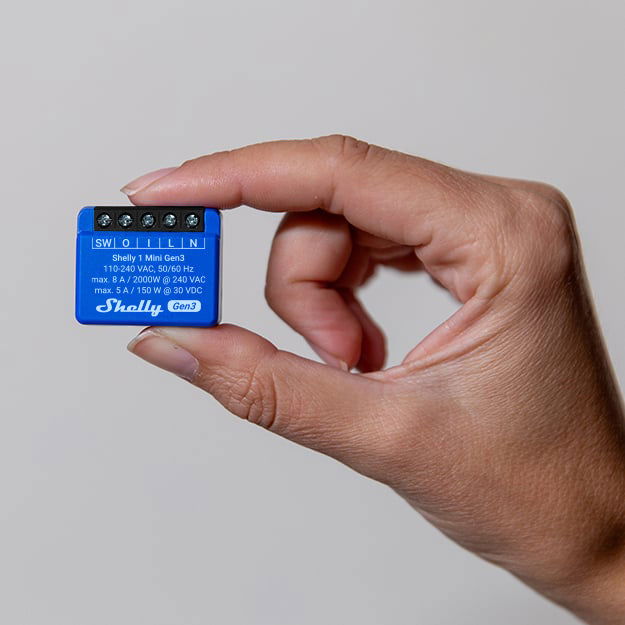 Shelly 1 Mini Gen3 – Image 2 of 5