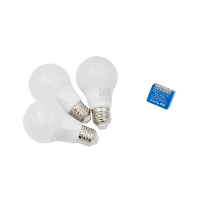 3x V-TAC 1900 4000K + Shelly 1 Mini Gen4