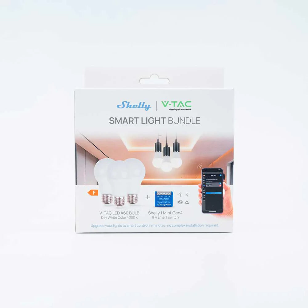 3x V-TAC 1900 4000K + Shelly 1 Mini Gen4 – Image 4 of 8