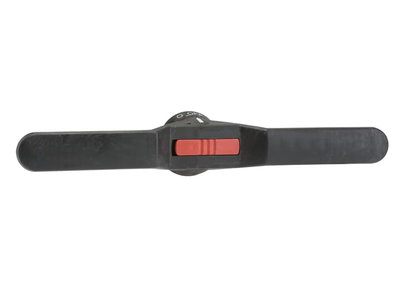 Black pstl dbl tst hndl 200mm pdlk 0 pos