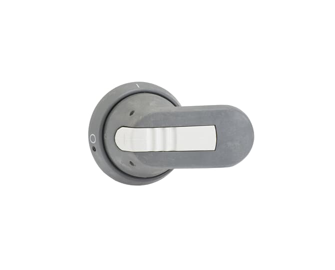 Grey pstl hndl 65mm pdlk 0 pos 6mm shft