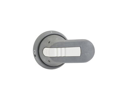 Grey pstl hndl 65mm pdlk 0 pos 6mm shft