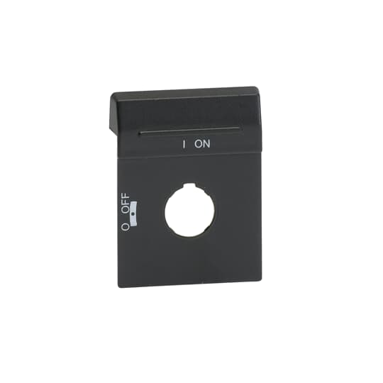 Legend Plate Black OH_1/OH_3 slctr hndl