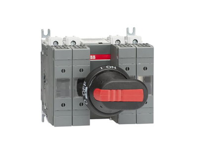 63A 4P DIN Switch fuse w/ mech in cent