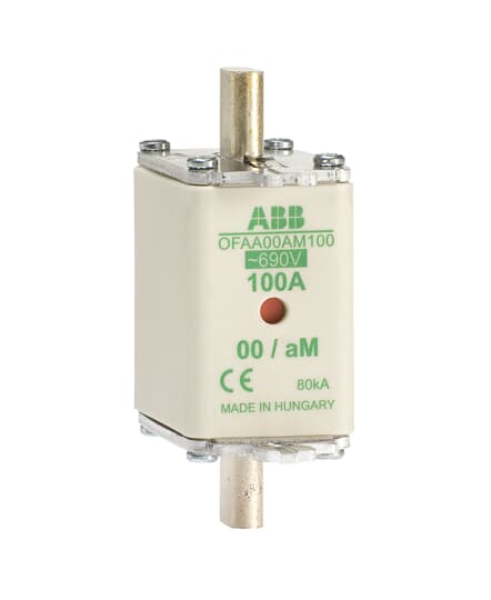 80 Amp motor rated fuse size 00